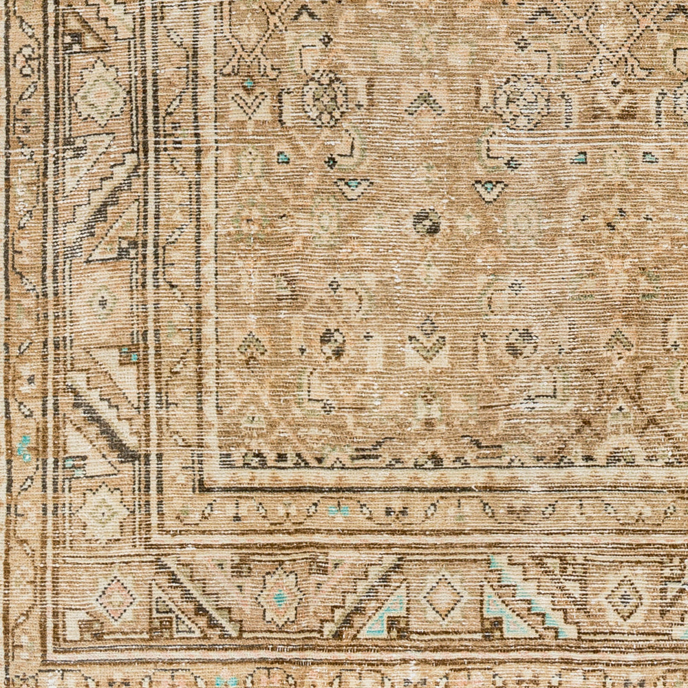 Antique One of a Kind AOOAK-1237 4'8" x 9'4" Handmade Rug AOOAK1237-4894  Khaki, Sage, Ash Surya