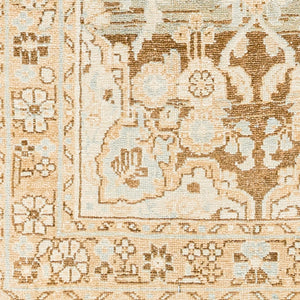 Antique One of a Kind AOOAK-1243 2'8" x 12'5" Handmade Rug AOOAK1243-28125  Natural, Pearl, Ash, Khaki Surya