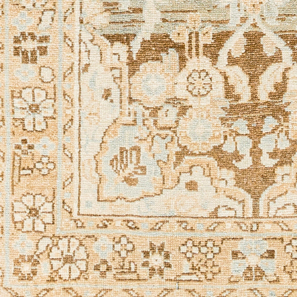 Antique One of a Kind AOOAK-1243 2'8" x 12'5" Handmade Rug AOOAK1243-28125  Natural, Pearl, Ash, Khaki Surya