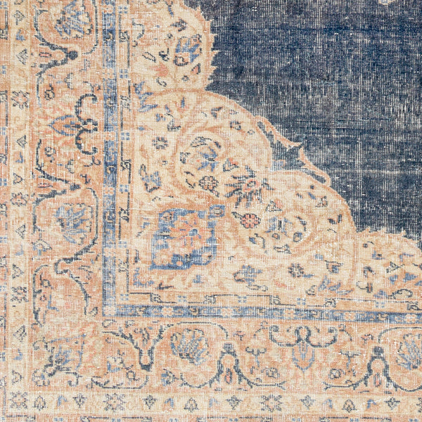 Antique One of a Kind AOOAK-1254 7'6" x 10'3" Handmade Rug AOOAK1254-76103  Warm Grey, Slate Grey Taupe, Nickel, Sage, Pearl Surya