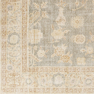 Antique One of a Kind AOOAK-1255 7'7" x 10'8" Handmade Rug AOOAK1255-77108  Ash, Slate Grey Taupe, Pearl, Khaki Surya