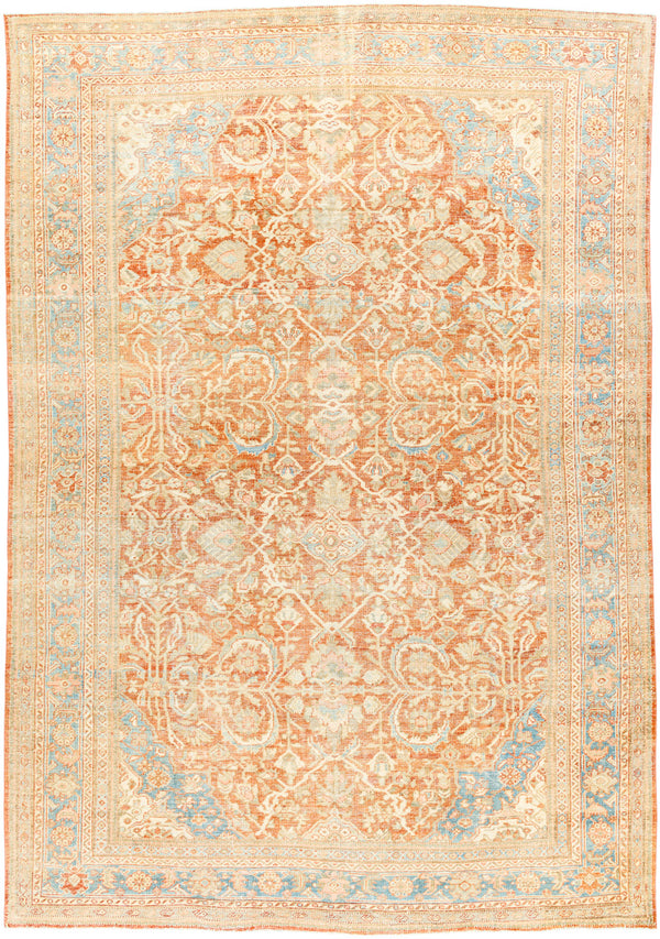Antique One of a Kind AOOAK-1555 8'8" x 11'10" Handmade Rug AOOAK1555-88111  Natural, Pearl, Wheat, Tan, Camel, Ash Surya