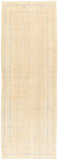 Antique One of a Kind AOOAK-1575 3'6" x 9'10" Handmade Rug AOOAK1575-36910  Pearl, Wheat, Champagne Surya