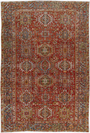 Surya Antique 7'5" X 10'10" Handcrafted Turkish Wool Rug - Unique, Durable, Perfect For Traditional Homes! Rust Wool,Cotton Aooak1578-74101