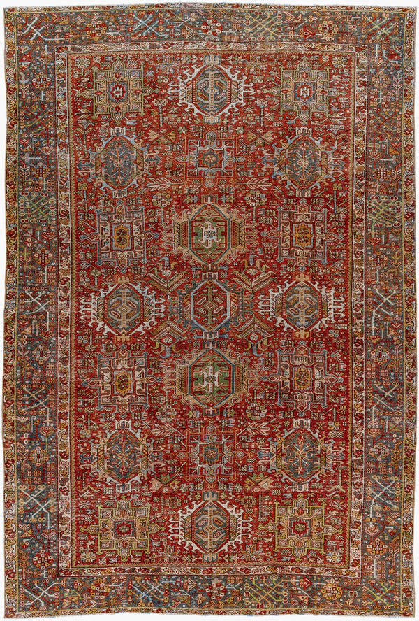 Surya Antique 7'5" X 10'10" Handcrafted Turkish Wool Rug - Unique, Durable, Perfect For Traditional Homes! Rust Wool,Cotton Aooak1578-74101