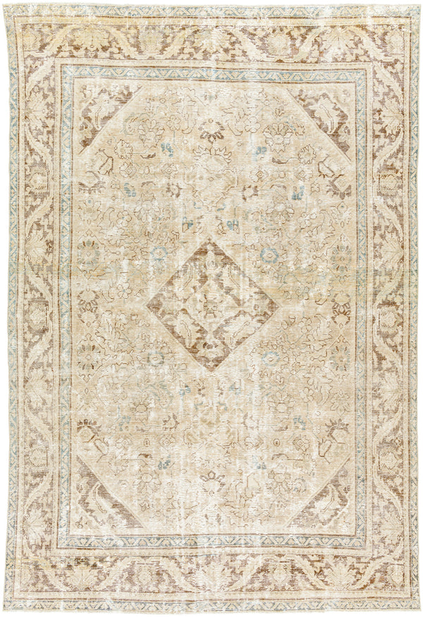 Antique One of a Kind AOOAK-1579 8'8" x 11'3" Handmade Rug AOOAK1579-49115  Pearl, Ash, Warm Grey, Sage Surya