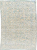 Antique One of a Kind AOOAK-1581 8'2" x 11'2" Handmade Rug AOOAK1581-82112  Light Grey, Sterling Grey, Warm Grey, Light Silver Surya