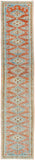 Antique One of a Kind AOOAK-1582 2'10" x 13'5" Handmade Rug AOOAK1582-21013  Camel, Metallic - Silver, Khaki, Ash, Sage, Brick Surya