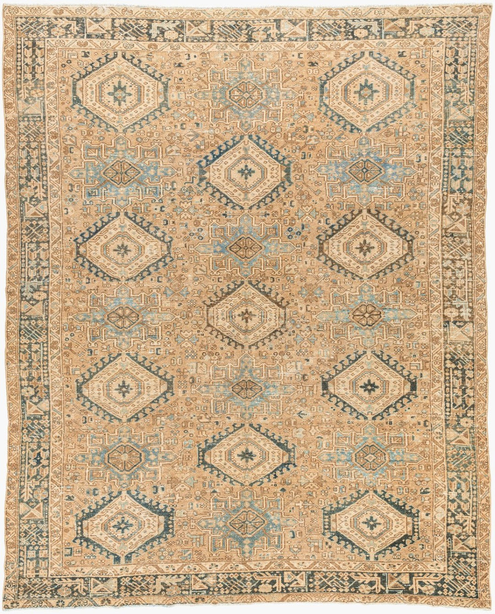 Surya Antique Hand Knotted Turkish Wool Cotton Area Rug Low Pile Living Room Accent AOOAK1592-9115