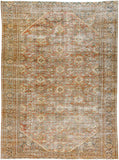 Antique One of a Kind AOOAK-1594 7'4" x 9'11" Handmade Rug AOOAK1594-74911  Camel, Khaki, Clay, Old Lavender, Ash, Brick Surya