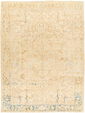 Antique One of a Kind AOOAK-1595 8'1" x 10'8" Handmade Rug AOOAK1595-81107  Pearl, Desert Tan, Natural Surya
