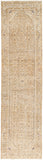 Antique One of a Kind AOOAK-1600 3'5" x 13'5" Handmade Rug AOOAK1600-35136  Natural, Khaki, Pearl Surya
