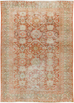 Antique One of a Kind AOOAK-1615 8'6" x 11' Handmade Rug AOOAK1615-8611  Khaki, Rose Gold, Ash, Clay Surya