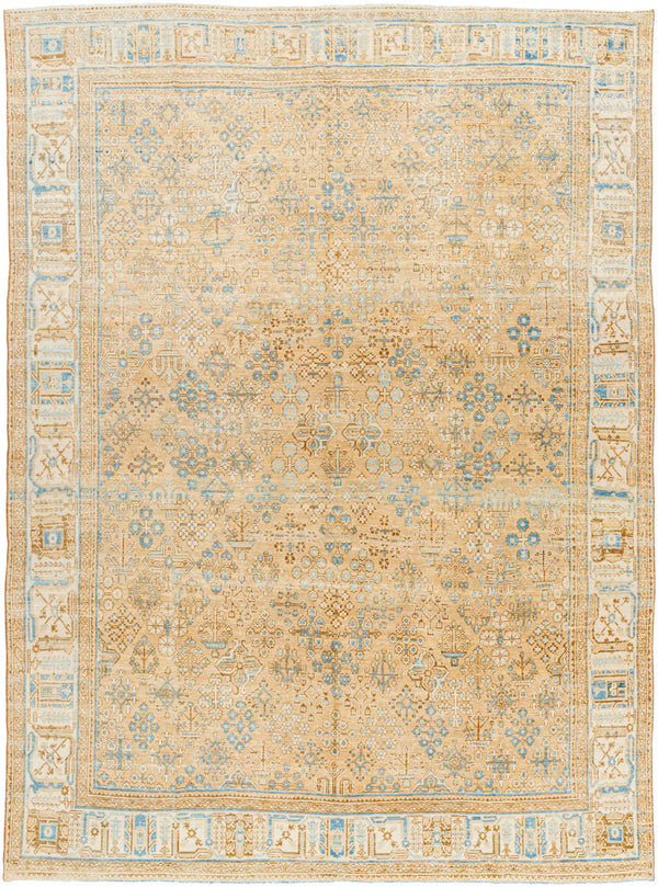 Antique One of a Kind AOOAK-1628 7'1" x 10'8" Handmade Rug AOOAK1628-71108  Natural, Tan, Desert Tan, Khaki, Camel, Champagne Surya