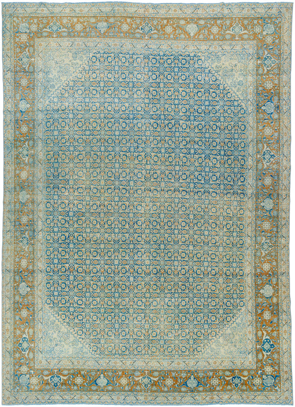 Antique One of a Kind AOOAK-1644 10'2" x 13'6" Handmade Rug AOOAK1644-10213  Sterling Grey, Sage, Pewter, Nickel, Camel Surya