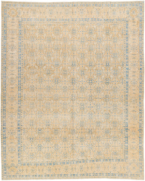 Antique One of a Kind AOOAK-1649 9'7" x 12' Handmade Rug AOOAK1649-9712  Natural, Sterling Grey, Khaki, Pearl Surya