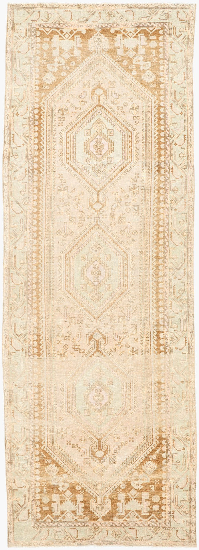 Surya Antique Turkish Hand Knotted Wool Cotton Runner Rug for Hallways and Entryways AOOAK1651-49138