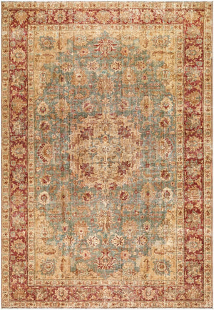 Surya Antique Hand-knotted Turkish Wool Area Rug One of a Kind Low Pile Living Room AOOAK1664-8117