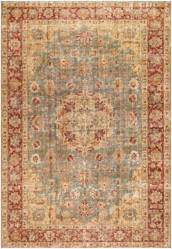Surya Antique Hand-knotted Turkish Wool Area Rug One of a Kind Low Pile Living Room AOOAK1664-8117