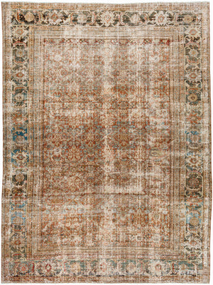 Antique One of a Kind AOOAK-1709 9'10" x 13'5" Handmade Rug AOOAK1709-135910  Grey, Camel, Khaki, Brick, Ash Surya