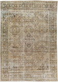 Antique One of a Kind AOOAK-1716 8'10" x 12'4" Handmade Rug AOOAK1716-124810  Sage, Dark Grey, Khaki, Slate Grey Taupe, Ash Surya