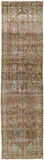 Antique One of a Kind AOOAK-1728 3'5" x 13'1" Handmade Rug AOOAK1728-13135  Grey, Nickel, Eggplant, Camel, Khaki Surya