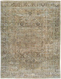 Antique One of a Kind AOOAK-1738 10'3" x 13'5" Handmade Rug AOOAK1738-135103  Sage, Grey, Khaki, Nickel, Ash Surya