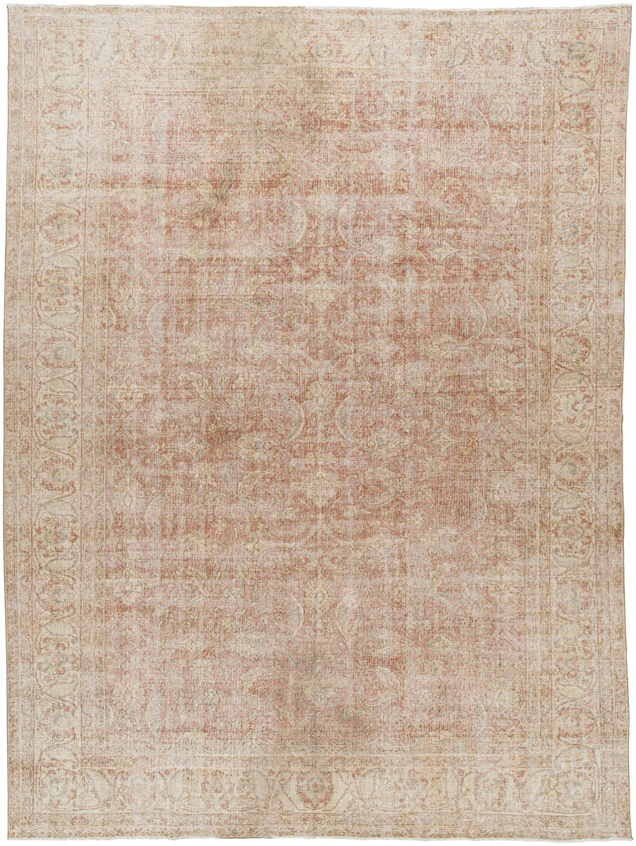 Antique One of a Kind AOOAK-1746 9'2" x 12'1" Handmade Rug AOOAK1746-92121  Khaki, Ash, Sage Surya