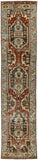 Antique One of a Kind AOOAK-1757 2'1" x 13'8" Handmade Rug AOOAK1757-21138  Taupe, Sage, Grey, Brick, Nickel, Ash Surya