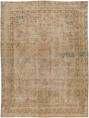 Surya Antique 7'5" X 10'10" Handcrafted Turkish Wool Rug - Unique, Durable, Perfect For Traditional Homes! Sandy Beige Wool Aooak1758-102136