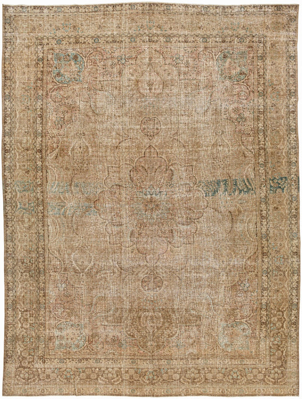 Surya Antique 7'5" X 10'10" Handcrafted Turkish Wool Rug - Unique, Durable, Perfect For Traditional Homes! Sandy Beige Wool Aooak1758-102136