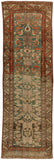 Antique One of a Kind AOOAK-1759 2'10" x 9'6" Handmade Rug AOOAK1759-21096  Brick, Dark Brown, Grey, Taupe, Camel, Clay, Natural Surya