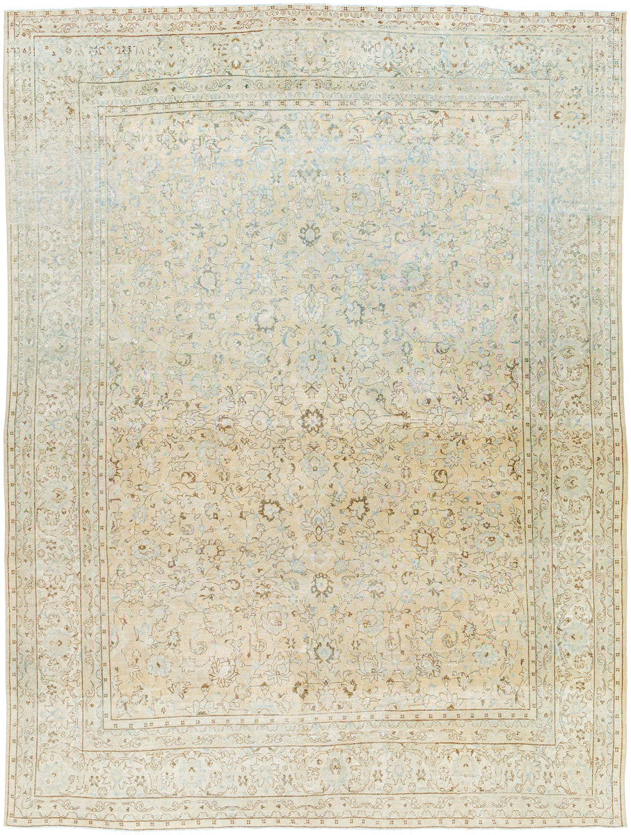 Antique One of a Kind AOOAK-1761 10'4" x 13'6" Handmade Rug AOOAK1761-104136  Ash, Light Grey, Pearl, Khaki Surya