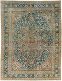 Antique One of a Kind AOOAK-1768 9' x 12'10" Handmade Rug AOOAK1768-91210  Grey, Dark Grey, Sage, Camel Surya