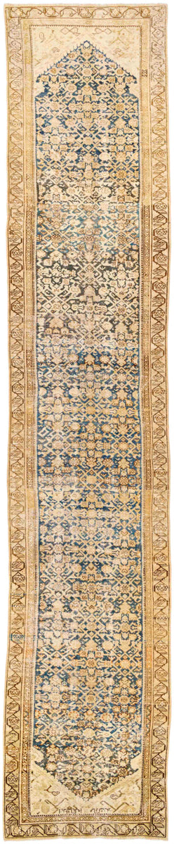 Antique One of a Kind AOOAK-1770 2'8" x 15'3" Handmade Rug AOOAK1770-28153  Camel, Tan, Desert Tan, Light Wood, Sage Surya