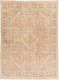 Antique One of a Kind AOOAK-1771 9'4" x 12'6" Handmade Rug AOOAK1771-94126  Natural, Khaki, Desert Tan, Light Wood Surya