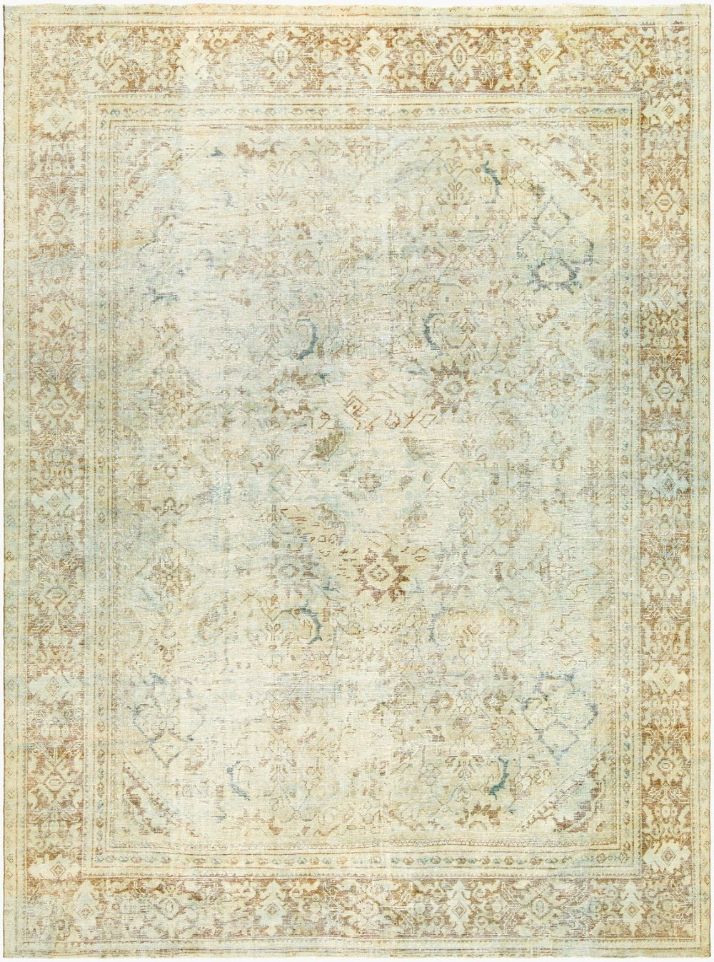 Surya Antique Turkish Hand Knotted Wool Cotton Geometric Rug for Living or Dining Room AOOAK1781-86117