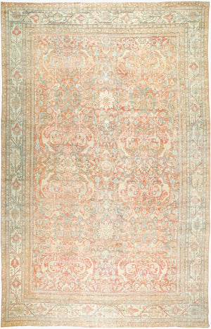 Surya Antique Hand-knotted Turkish Wool Cotton Rug One of a Kind Large Living Room AOOAK1793-105164