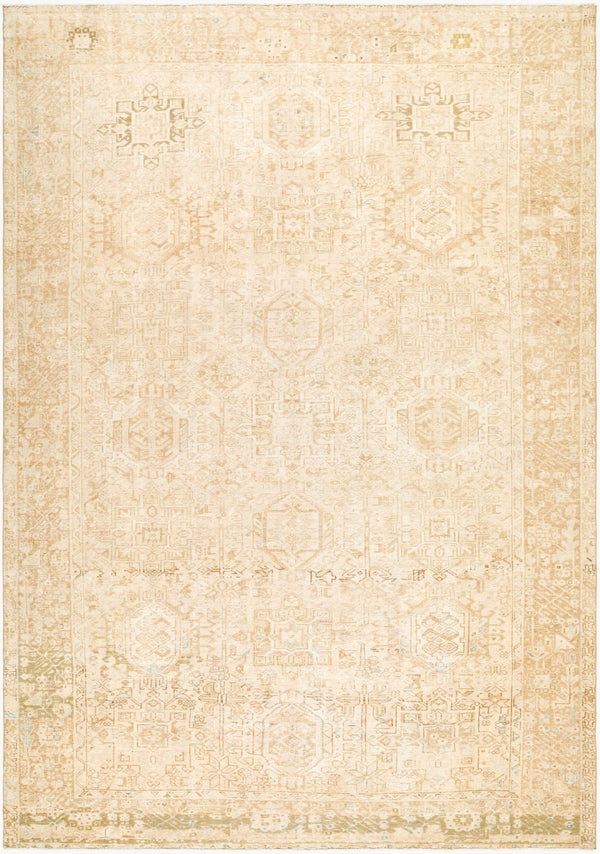 Surya Antique Hand-knotted Turkish Wool Cotton Rug with Low Pile and Fringe Detail AOOAK1794-7811