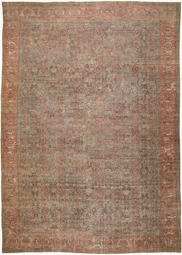 Surya Antique Hand Knotted Turkish Wool Area Rug One of a Kind Low Pile Living Room AOOAK1799-107153