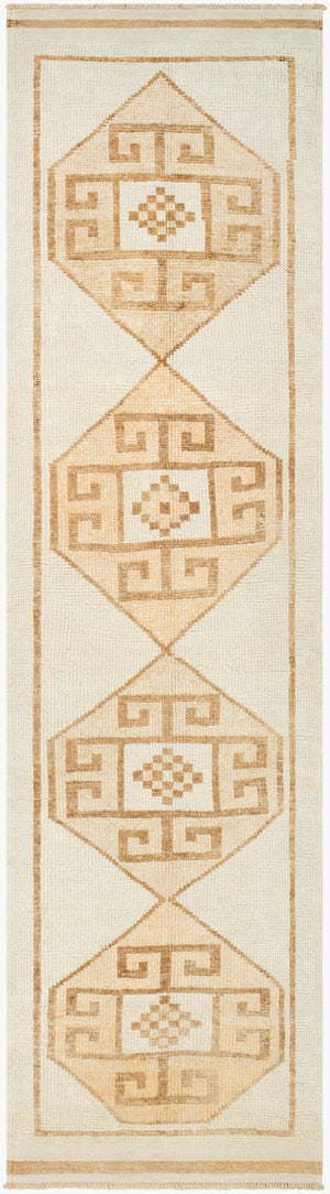 Surya Antique 7'5" X 10'10" Handcrafted Turkish Wool Rug - Unique, Durable, Perfect For Traditional Homes! 'Ivory Wool Aooak1803-312