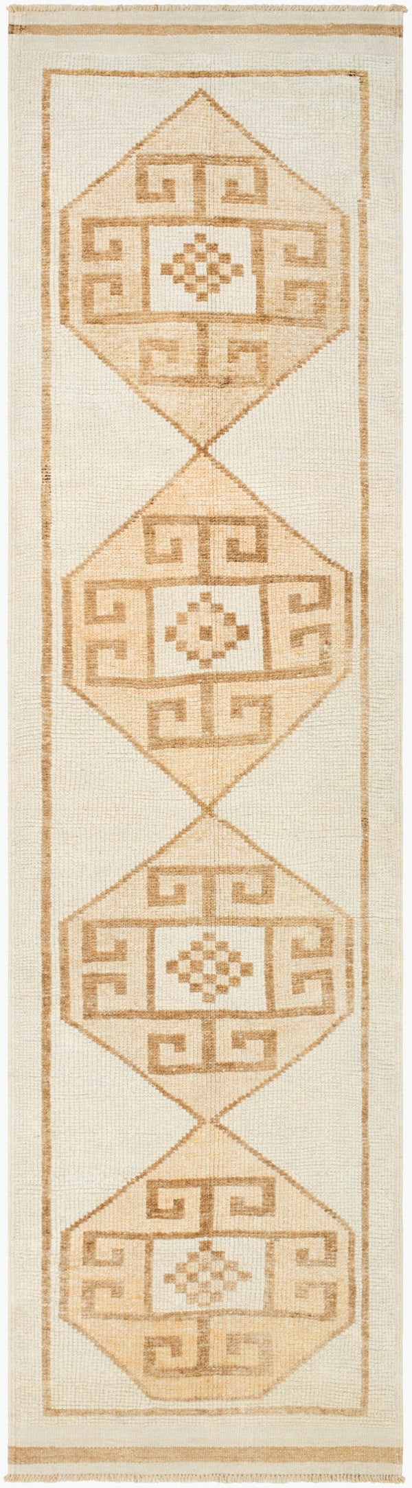 Surya Antique 7'5" X 10'10" Handcrafted Turkish Wool Rug - Unique, Durable, Perfect For Traditional Homes! 'Ivory Wool Aooak1803-312