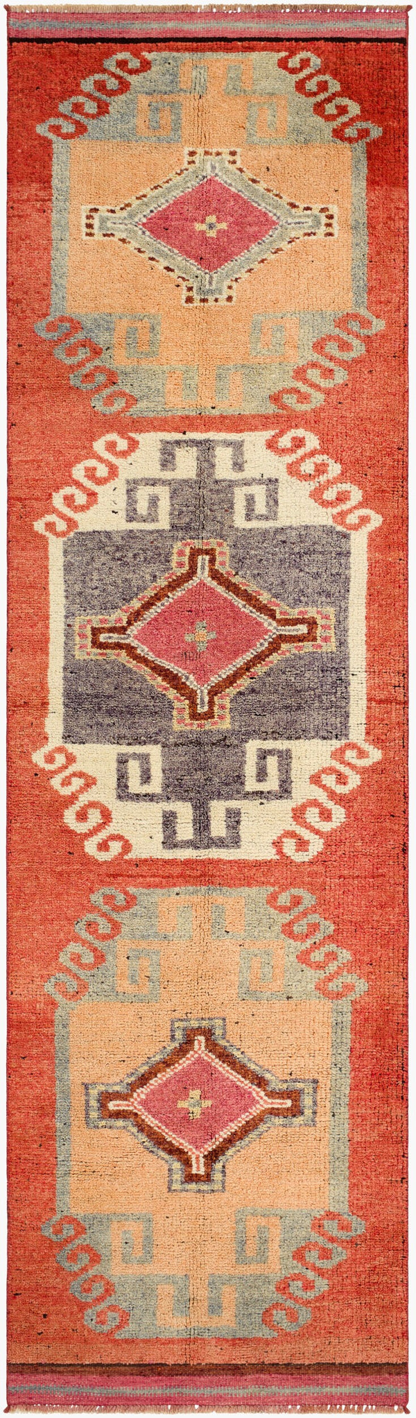 Surya Antique 7'5" X 10'10" Handcrafted Turkish Wool Rug - Unique, Durable, Perfect For Traditional Homes! 'Terracotta Wool Aooak1805-3211