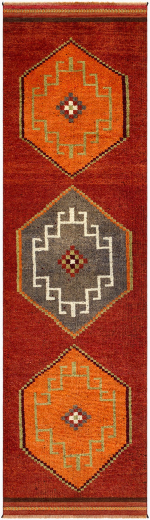 Surya Antique 7'5" X 10'10" Handcrafted Turkish Wool Rug - Unique, Durable, Perfect For Traditional Homes! 'Rust Wool Aooak1807-32114