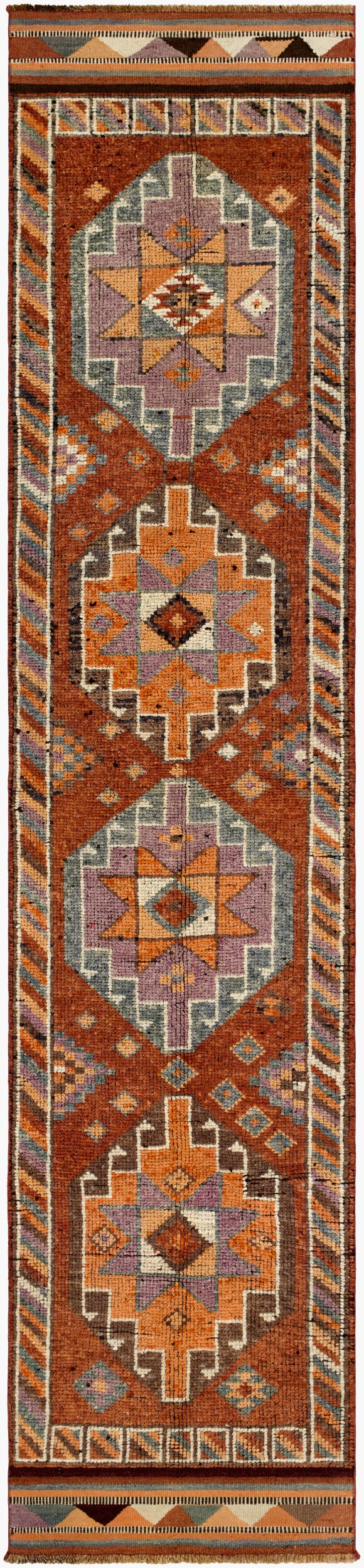 Surya Antique 7'5" X 10'10" Handcrafted Turkish Wool Rug - Unique, Durable, Perfect For Traditional Homes! 'Rust Wool Aooak1809-210125