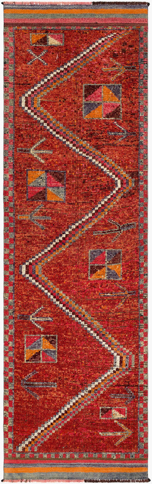 Surya Antique 7'5" X 10'10" Handcrafted Turkish Wool Rug - Unique, Durable, Perfect For Traditional Homes! Rust Wool Aooak1810-32101