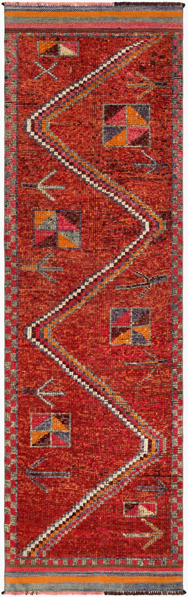 Surya Antique 7'5" X 10'10" Handcrafted Turkish Wool Rug - Unique, Durable, Perfect For Traditional Homes! Rust Wool Aooak1810-32101