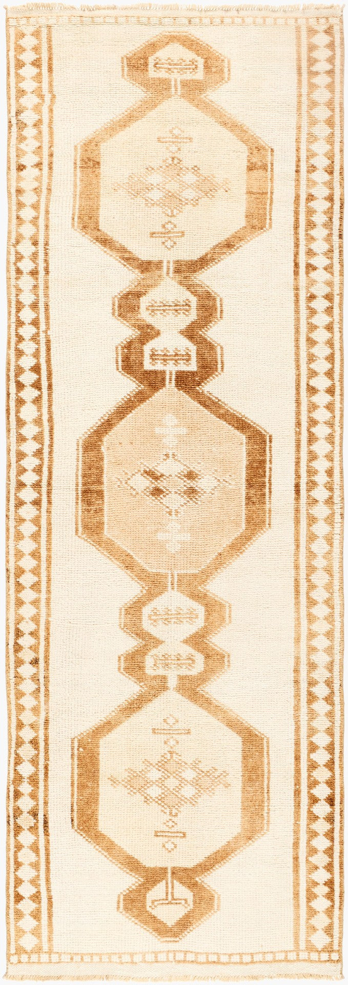 Surya Antique Turkish Wool Runner Rug Hand Knotted Anatolian Hallway Accent Fringe AOOAK1813-38106