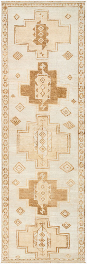 Surya Antique 7'5" X 10'10" Handcrafted Turkish Wool Rug - Unique, Durable, Perfect For Traditional Homes! 'Ecru Wool Aooak1816-36111