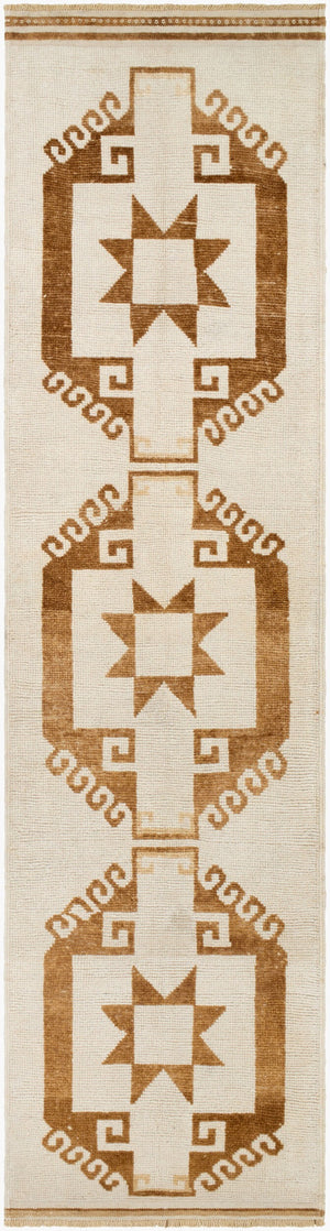 Surya Antique 7'5" X 10'10" Handcrafted Turkish Wool Rug - Unique, Durable, Perfect For Traditional Homes! 'Ivory Wool Aooak1822-33122